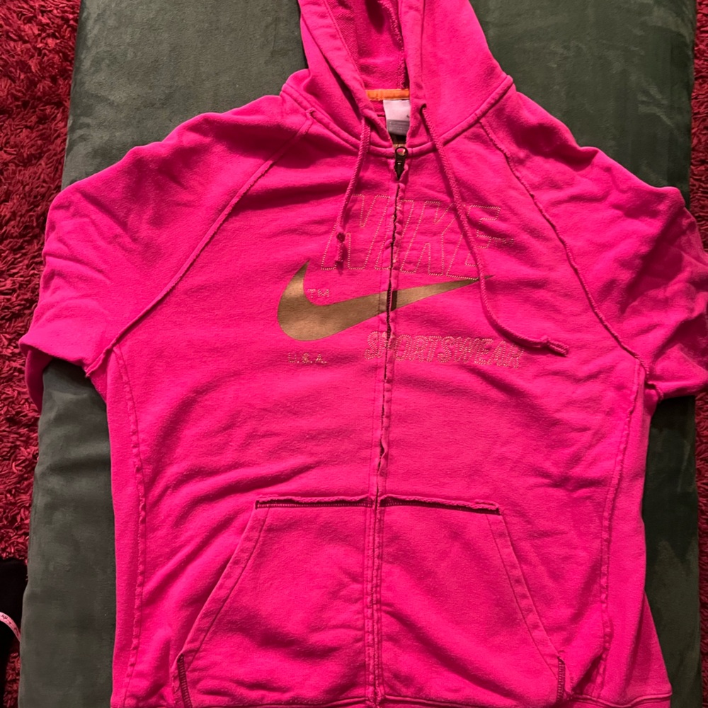 Pink NIKE hoodie XL
